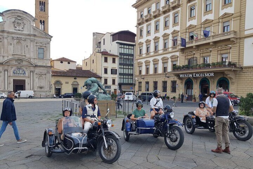 Vintage Sidecar Motorcycle Tour of Florence - The Highlights of the City