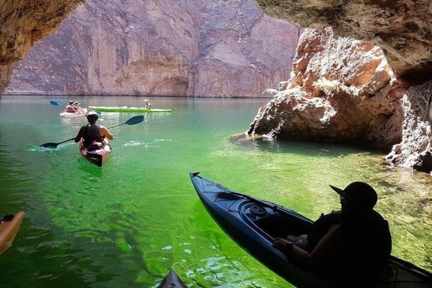 Emerald Cave Kayak Tour on The Colorado River from Las Vegas