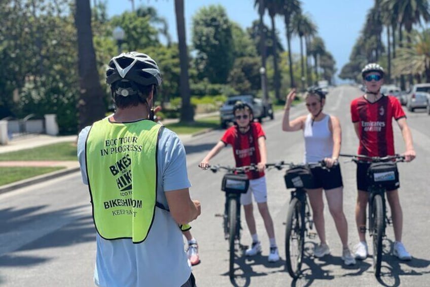 Picture stop near Santa Monica