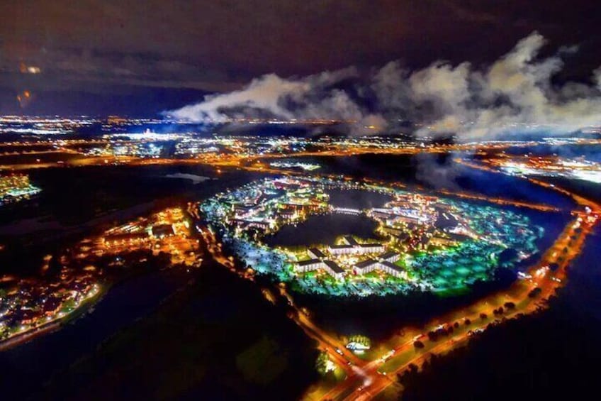 Helicopter Night Tour Over Orlando's Theme Parks