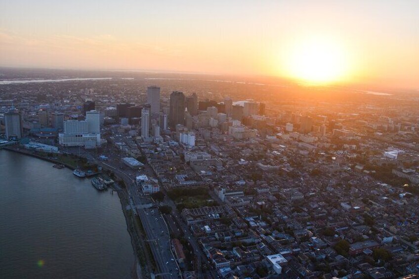 French Quarter at sunset