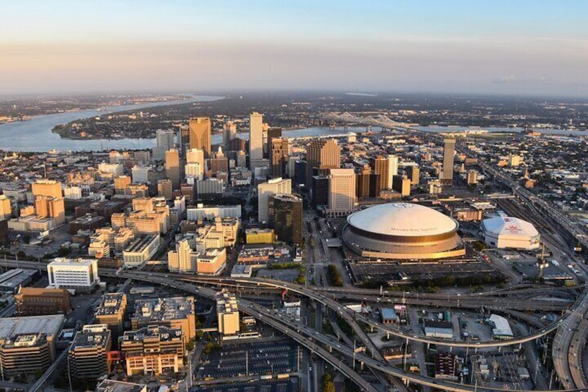 New Orleans Central Business District and Superdome