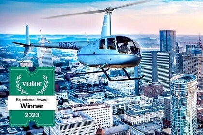 Helikoptervlucht door het centrum van Nashville