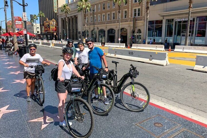 Hollywood Walk of Fame on this Los Angeles Sightseeing Tour