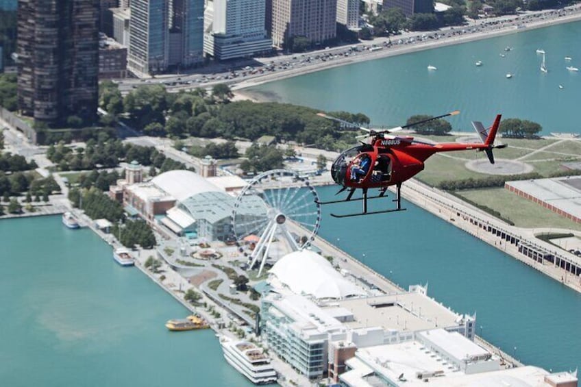 Private 45-Minute Chicago Skyline Helicopter Tour