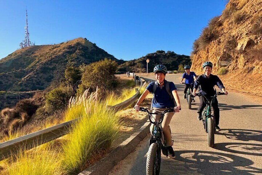 Great Routes on Los Angeles E-Bike Tour to the Hollywood Sign