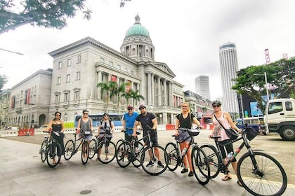 Historical Singapore Bike Tour on Full-Sized Bicycles