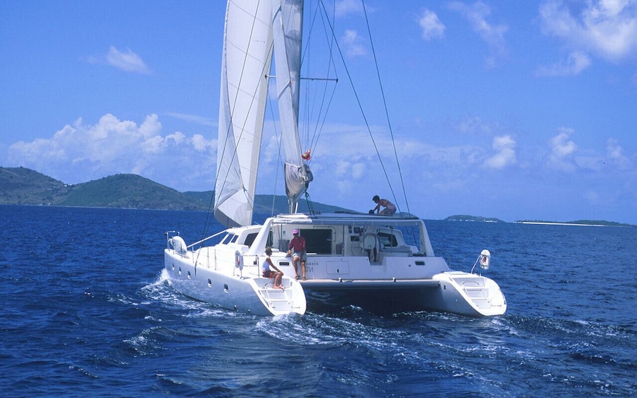 50 ft Private Sailing Catamaran. Departing Margaritaville