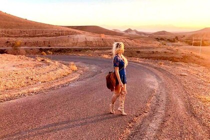 Agafay Desert Adventure: Camel Ride, Quad Biking & Sunset Views.