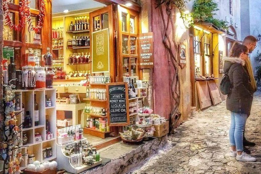 Taste the best Monemvasia has to offer: wine, liquors, olive oil, bee honey