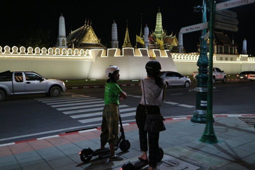 Bangkok at Night by Electric Scooter
