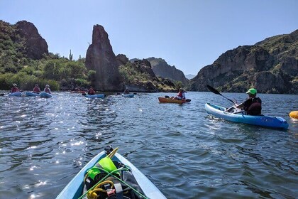 Kayaking 2 Hr Canyon & Cliffside on Saguaro Lake