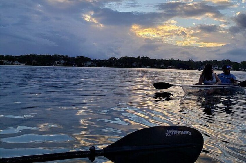 Clear Kayak Sunset Tour through The Winter Park Chain of Lakes
