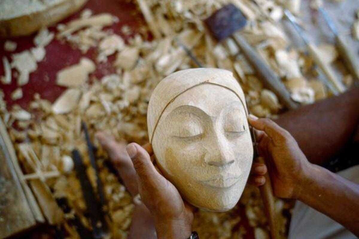 Carve your own Balinese wood mask