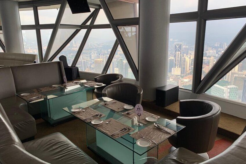 Kl Tower Dine In Buffet Atmosphere 360 Revolving Restaurant At Kl Tower