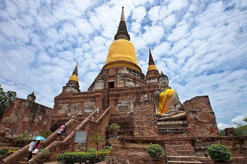 Wat Yai Chai Mongkon, the oldest and most important temple of Ayutthaya