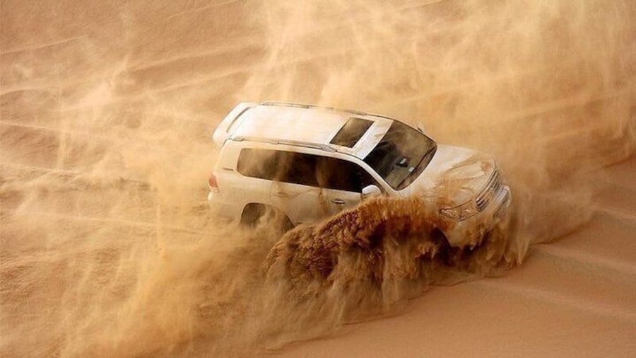 Dune Bashing in Abu Dhabi Desert