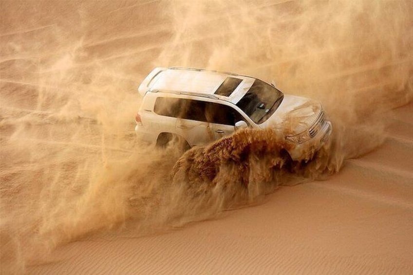 Dune Bashing in Abu Dhabi Desert 
