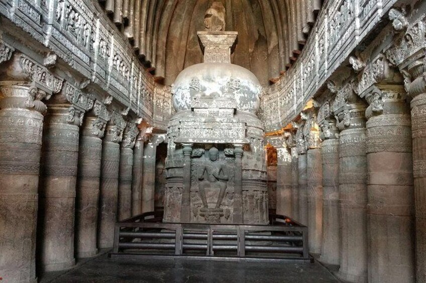 Private Car Hire for Ajanta and Ellora Caves 2-day Tour.