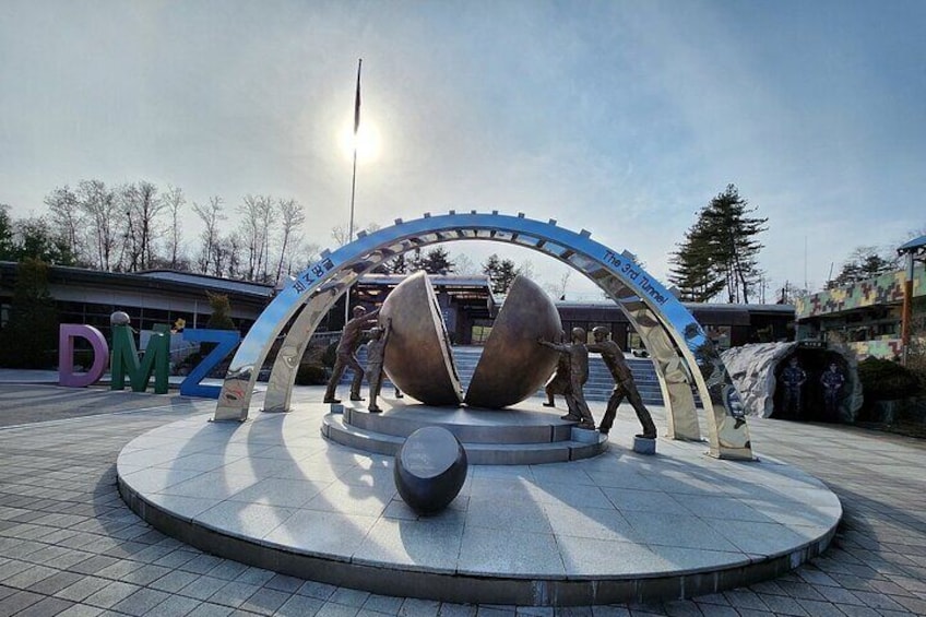 Best Full Day DMZ Tour from Seoul Guided Tour with Red Suspension Bridge