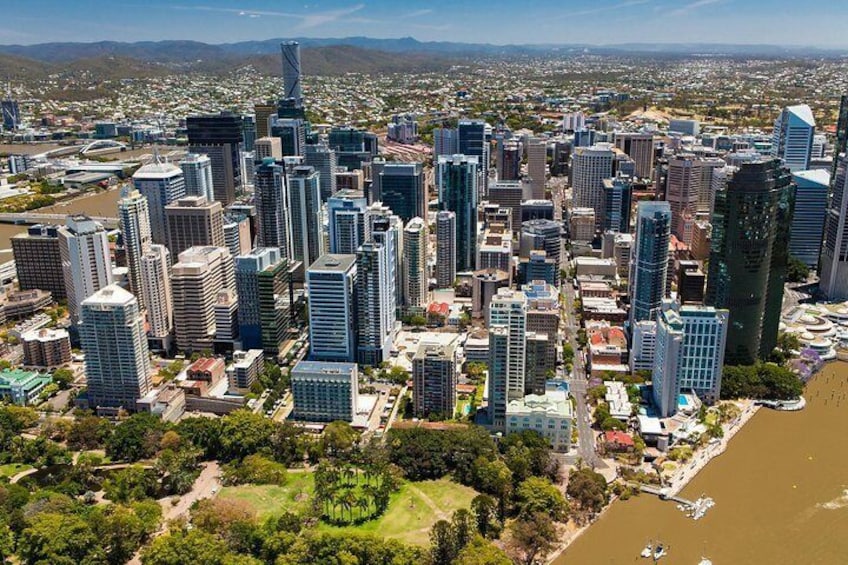 Brisbane from the air