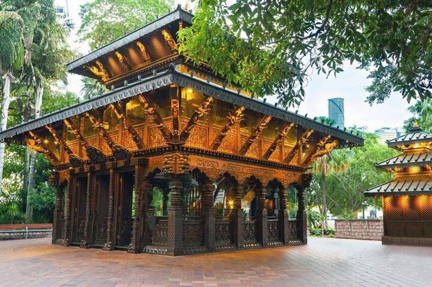 The Nepalese Peace Pagoda in the South Bank Parklands