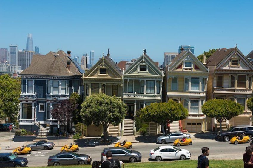 4-Hour Painted Ladies and Haight-Ashbury GoCar Tour