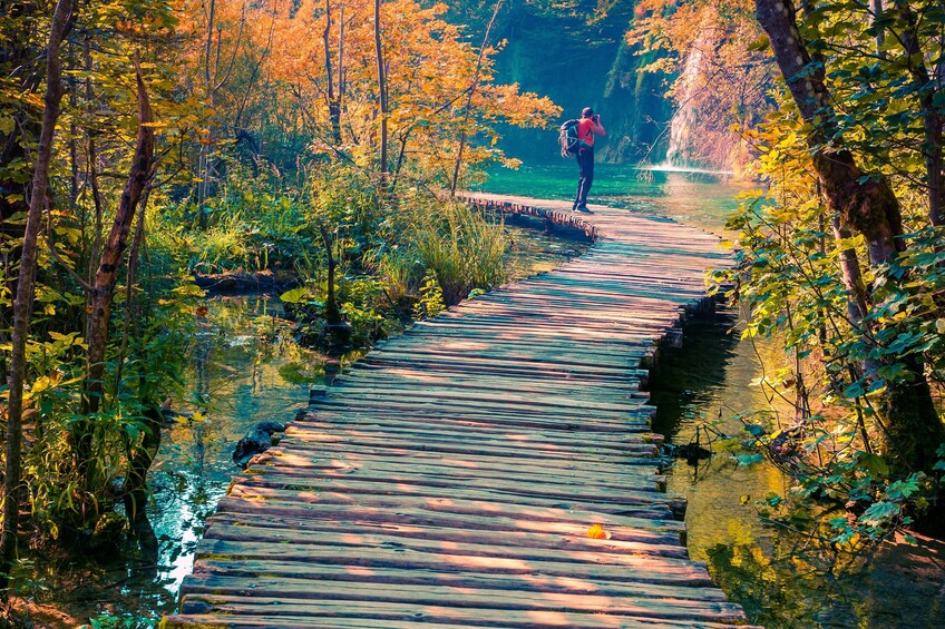 Split to Zagreb transfer with entrance to Plitvice Lakes