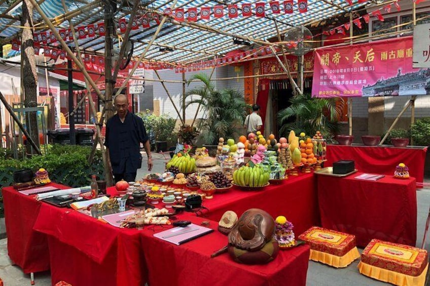 Ceremonies at Tai O fishing village