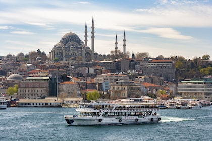 Asien möter den europeiska sidan av Istanbul & Bosporen-kryssning