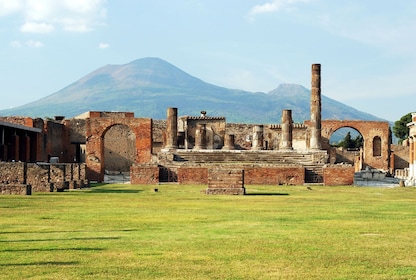 Pompeji, Herculaneum & Vesuvius biltur från Neapel