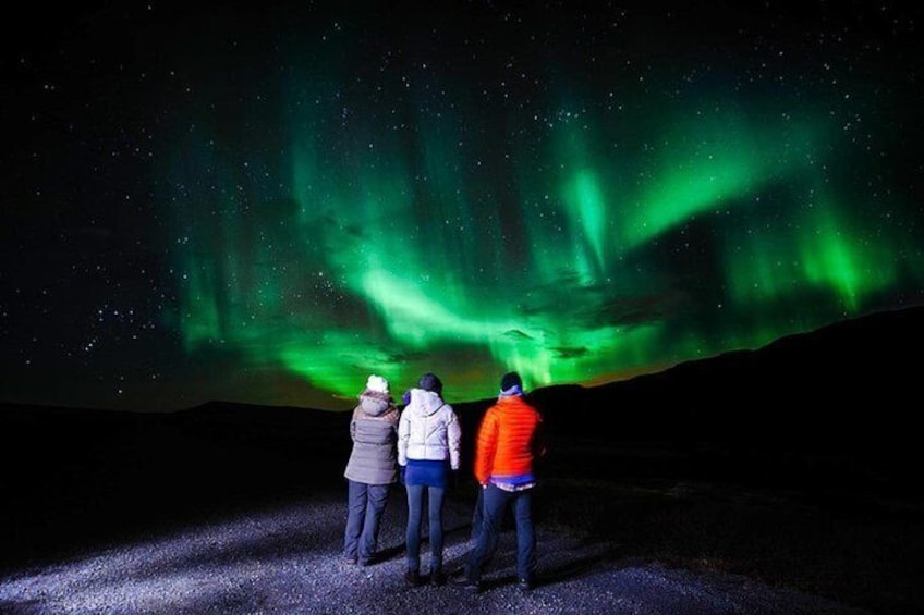 Northern Lights Hunt Including Snacks on Campfire from Levi