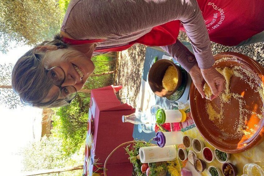 Organic Moroccan Cooking Class with chef TARIK