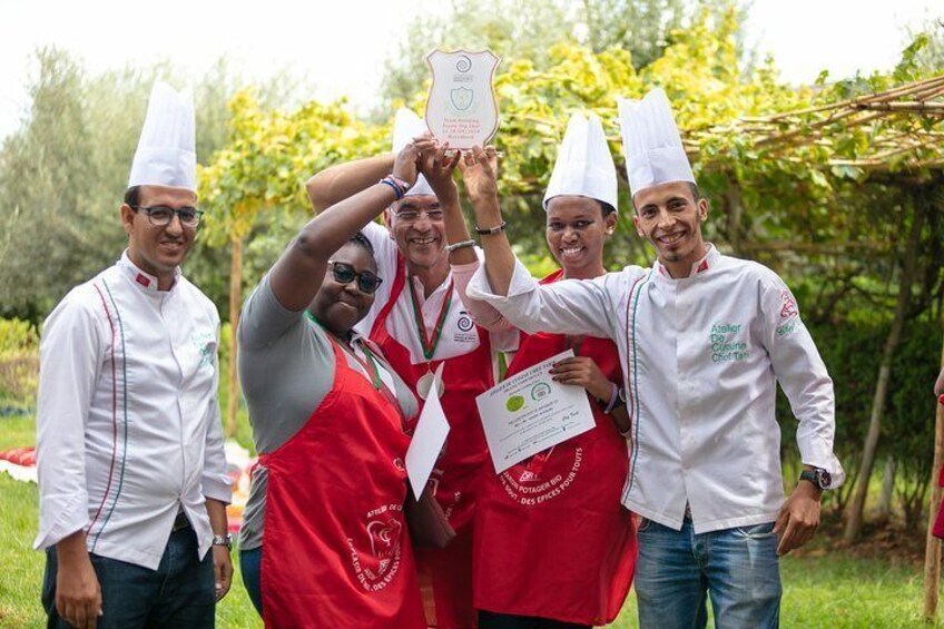 Organic Moroccan Cooking Class with chef TARIK