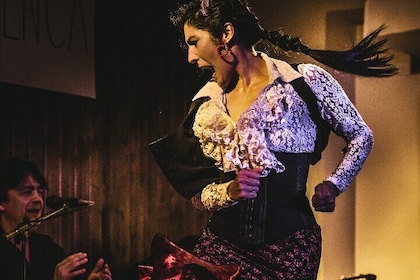 Flamencoshow med middag och workshop i Madrid