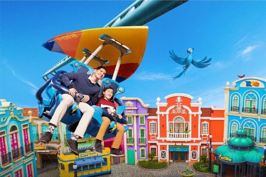 Enjoy different kind of themed rides and attractions in the park to pump up your adrenaline