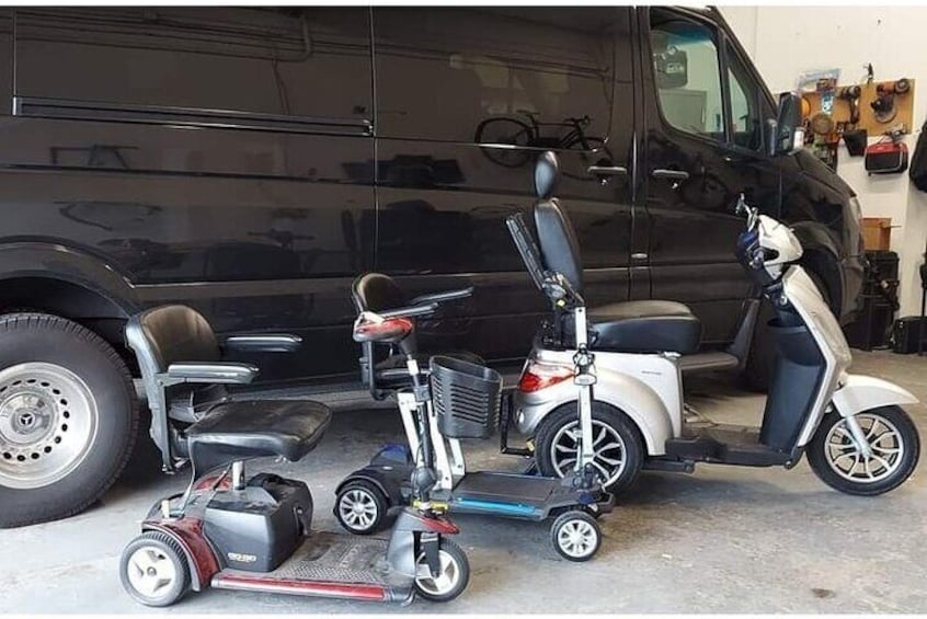 Mobility Scooters can be rented so all loved ones can get around