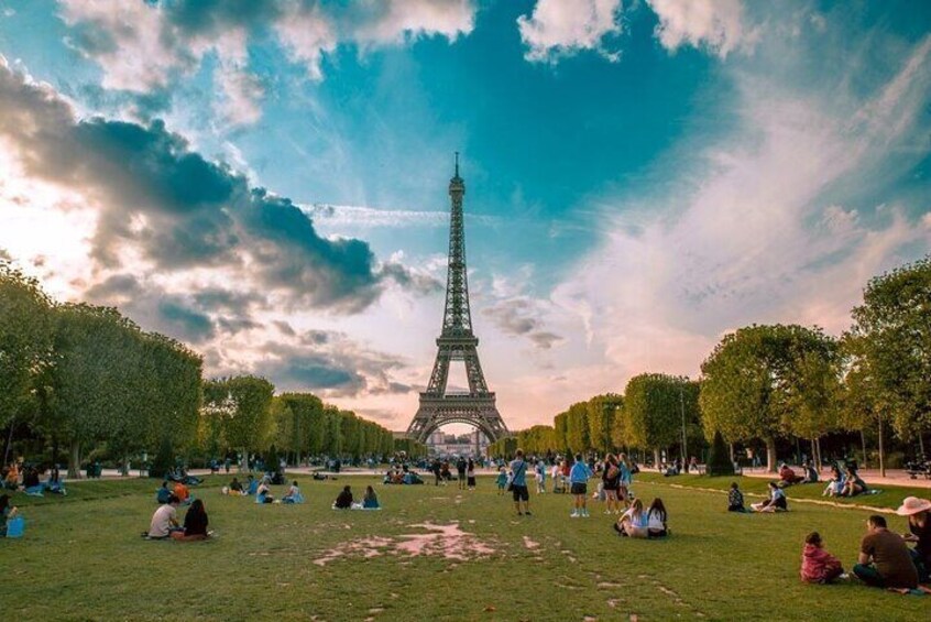 Eiffel Tower Entry Ticket to Second Floor by Elevator with Views