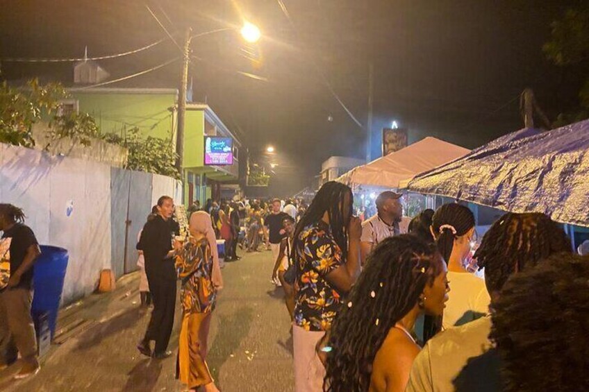 St. Lucia Gros Islet Friday Night Street Party Groups only