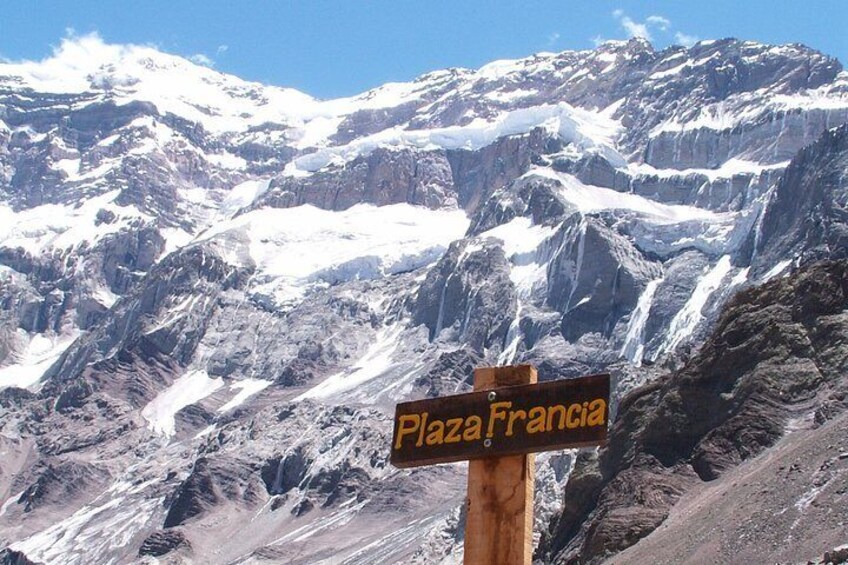 Santiago: Full day shared tour Puente del Inca & Mirador del Aconcagua.