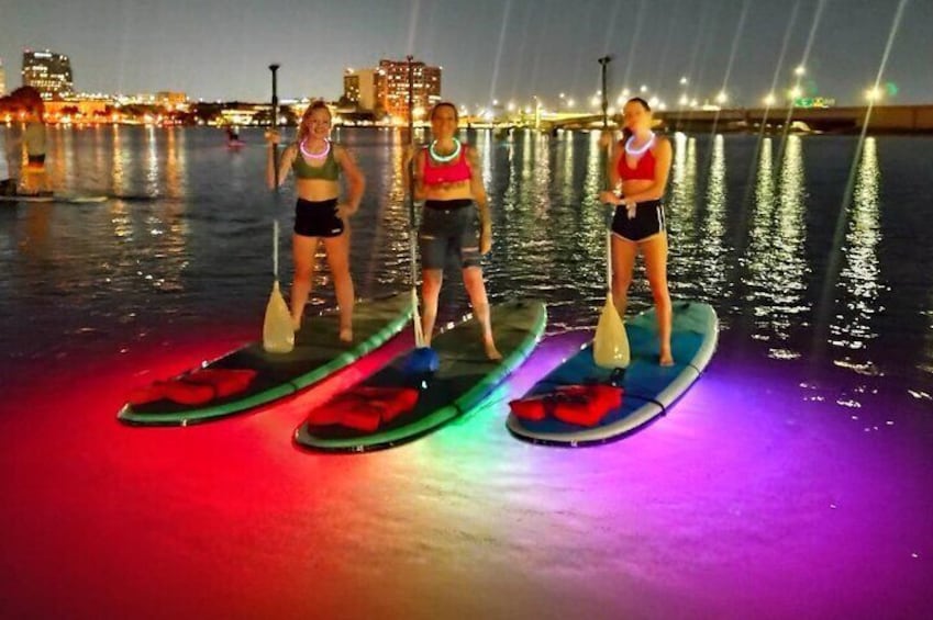 Our Night Glow Paddles are family friendly.