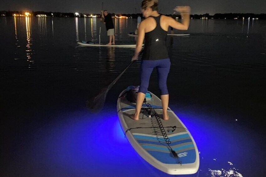 Night Glow Paddleboard and Kayak Tour in Orlando