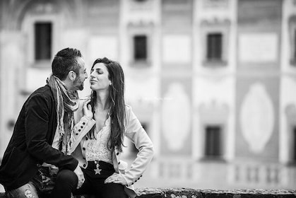 Engagement photo service in San Miniato, immortalize your marriage proposal...