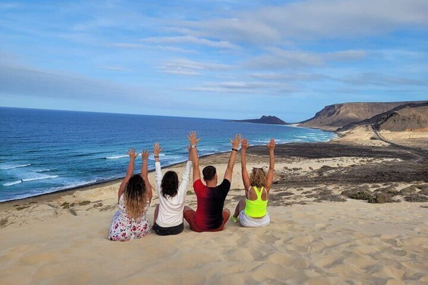 Friends trip Norte Baia Sand dunes