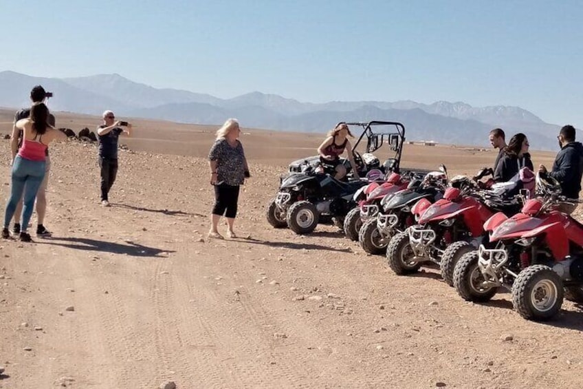 Quad Biking In The Rocky Desert