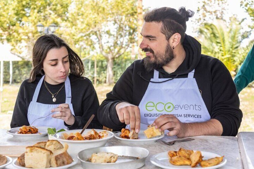 Cooking experience in the most beautiful garden near Rethymno
