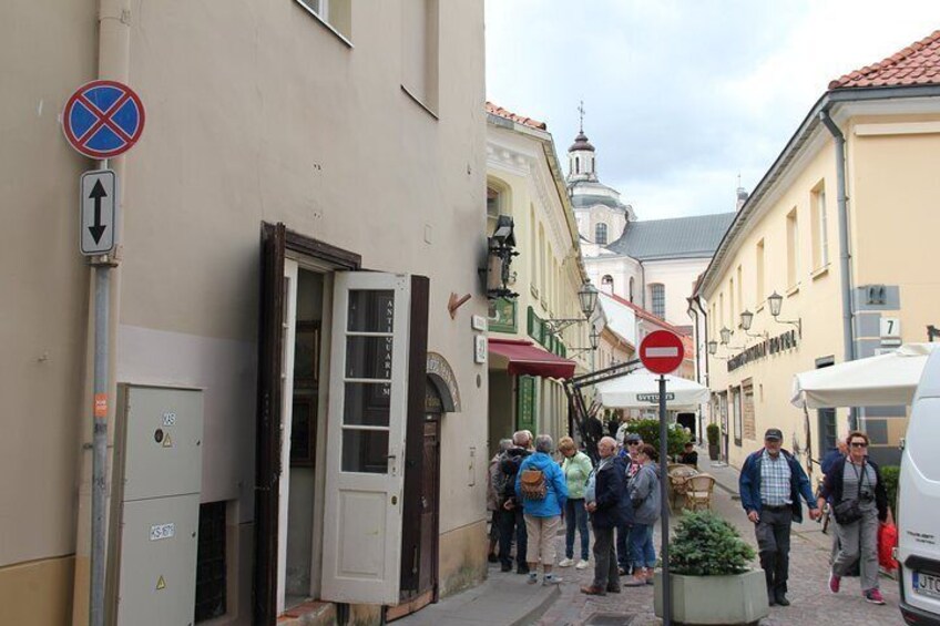 A part of the former Small Ghetto of Vilnius