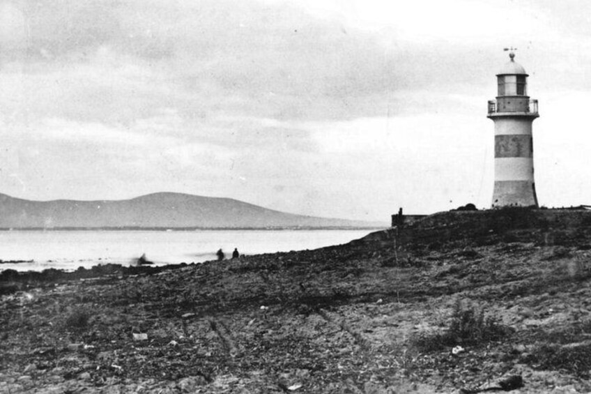 Old photograph of Mouille Point Lighthouse 
