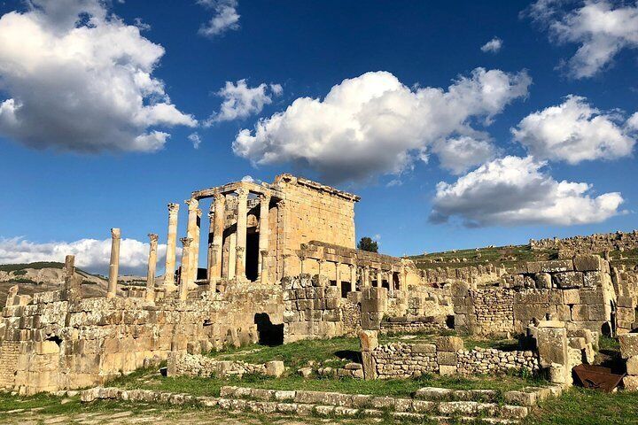 Djemila Roman Ruins, the Temple of Septimus Severus.