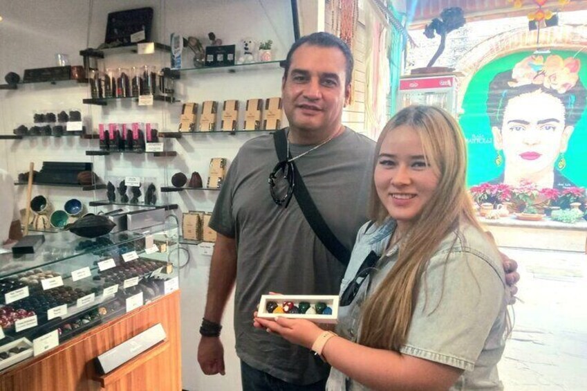 Chocolatier Eduardo Torres in Plaza Amantolli